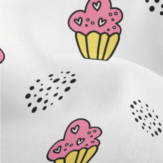 Cupcake Doodle Lightweight Performance Linen
