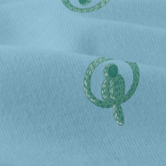 Green Parrot Balloon Modern Jersey