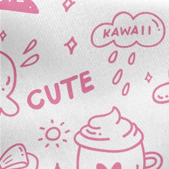 Cute Graffiti For Girls Jersey Backed Fleece