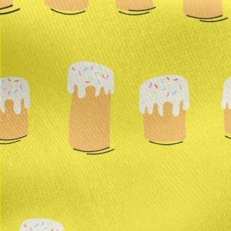 Handmade Easter Cake Jersey Backed Fleece