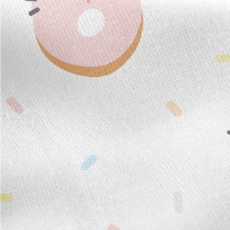 Cat Shaped Donuts Jersey Backed Fleece