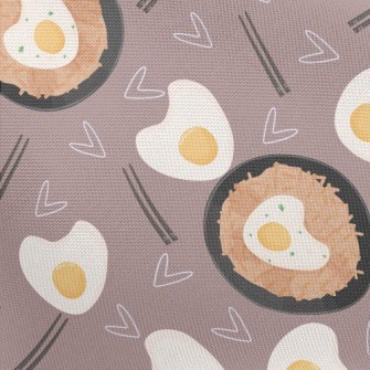 Kimchi Fried Rice With Fried E Pongee