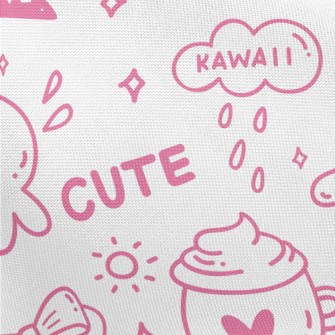 Cute Graffiti For Girls Pongee