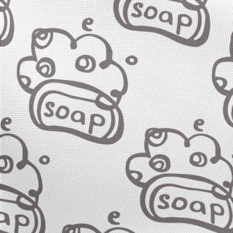 Hand Drawn Soap Doodle Pongee