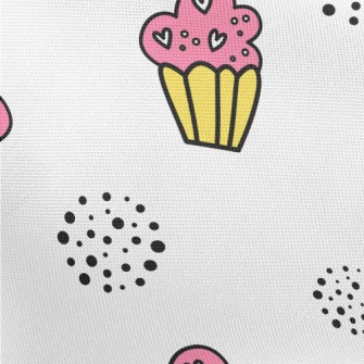 Cupcake Doodle Pongee