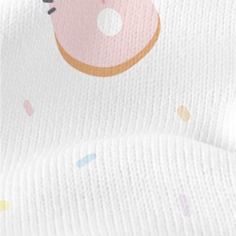 Cat Shaped Donuts Stretch Jersey