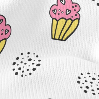 Cupcake Doodle Stretch Jersey