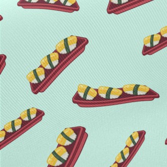 Tamagoyaki Sushi Midweight Cotton Poplin