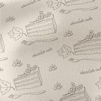 Simple Berry Cake Waterproof Canvas