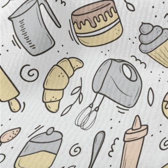 Various Baking Tools And Desse Terry