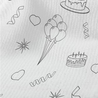 Birthday Party Pattern Terry