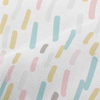 Colored Gentle Lines Performance Linen