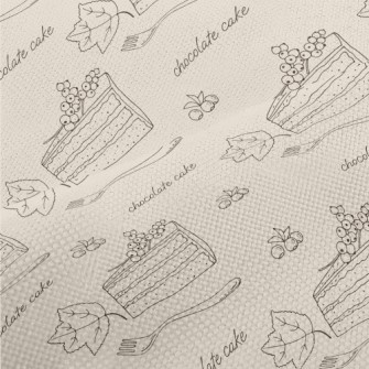 Simple Berry Cake Performance Linen
