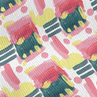 Watercolor Pink And Black Yell Standard Corduroy