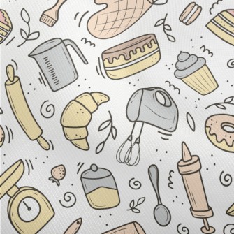 Various Baking Tools And Desse Dobby