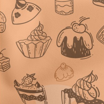 Doodle Cakes And Desserts Stretch Ponte