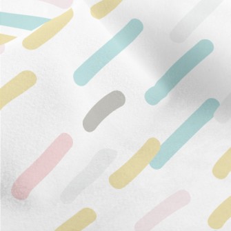 Colored Gentle Lines Micro Fleece