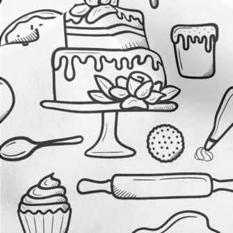 Cake, Bread And Baking Tools Micro Fleece