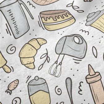 Various Baking Tools And Desse Minky