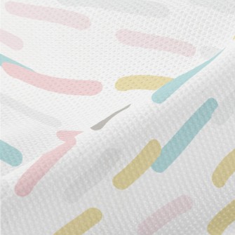 Colored Gentle Lines Piqué