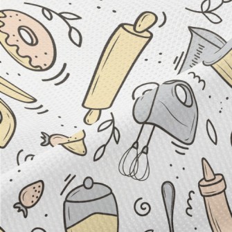 Various Baking Tools And Desse Piqué