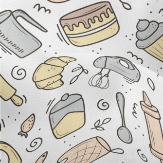 Various Baking Tools And Desse Lightweight Performance Linen