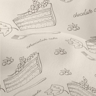 Simple Berry Cake Lightweight Performance Linen