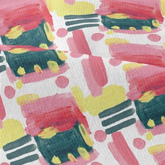 Watercolor Pink And Black Yell Modern Jersey