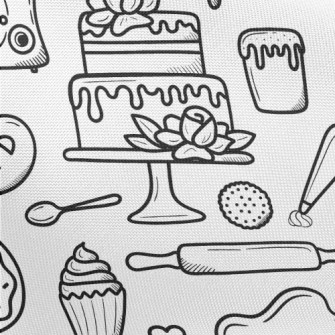 Cake, Bread And Baking Tools Pongee