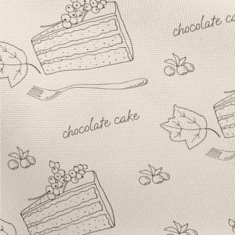 Simple Berry Cake Pongee