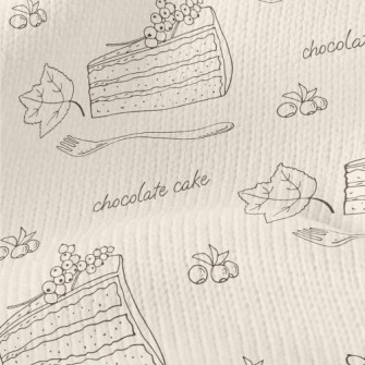 Simple Berry Cake Stretch Jersey