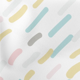 Colored Gentle Lines Lightweight Cotton Poplin