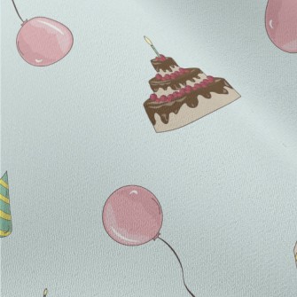 Birthday Cake Gifts And Balloo Chiffon