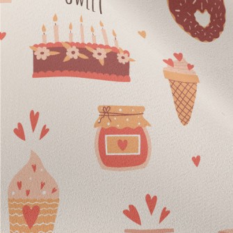 Sweet Love Cake Dessert Chiffon