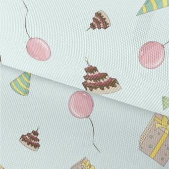 Birthday Cake Gifts And Balloo Waterproof Oxford