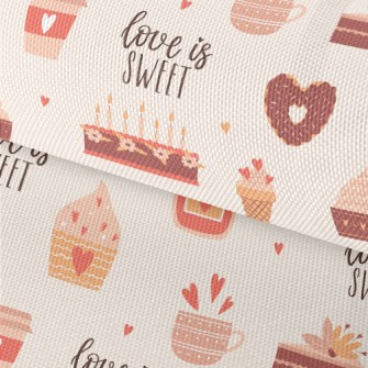 Sweet Love Cake Dessert Waterproof Oxford
