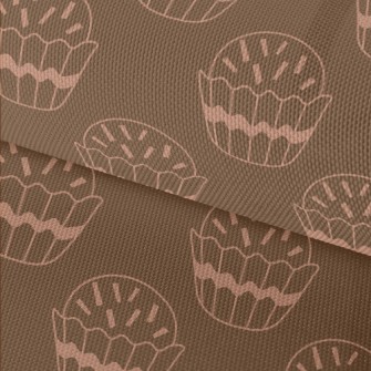 Simple Powdered Sugar Cup Cake Waterproof Oxford