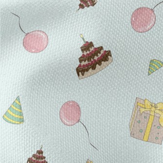 Birthday Cake Gifts And Balloo Waterproof Canvas