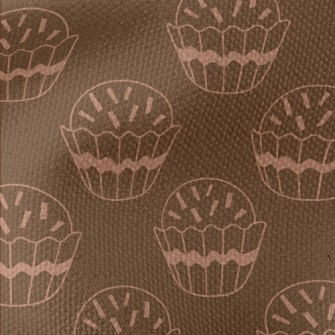 Simple Powdered Sugar Cup Cake Waterproof Canvas