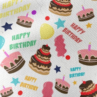 Various Cakes And Balloons Waterproof Canvas