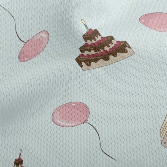 Birthday Cake Gifts And Balloo Athletic Mesh Flat Back