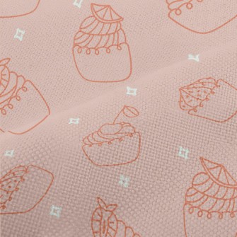Fruit Cupcakes With Stars Performance Linen