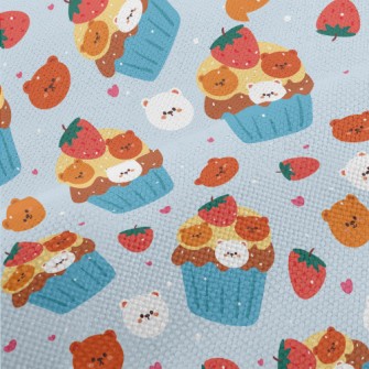 Bear Shaped Strawberry Cake Performance Linen