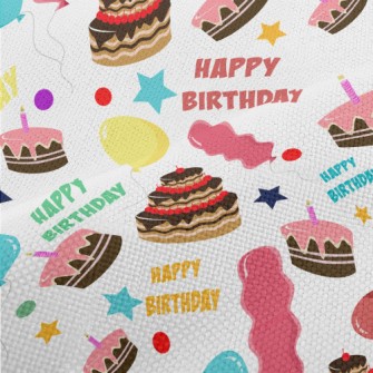 Various Cakes And Balloons Performance Linen