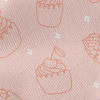 Fruit Cupcakes With Stars Standard Corduroy