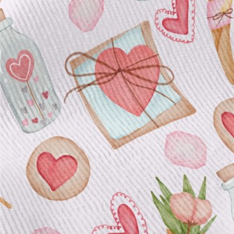 Valentine's Day Heart Patt Standard Corduroy