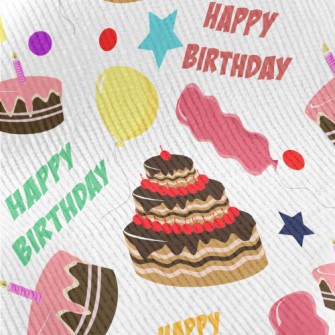 Various Cakes And Balloons Standard Corduroy