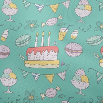 Cartoon Cake Macaroon Flowers Dobby