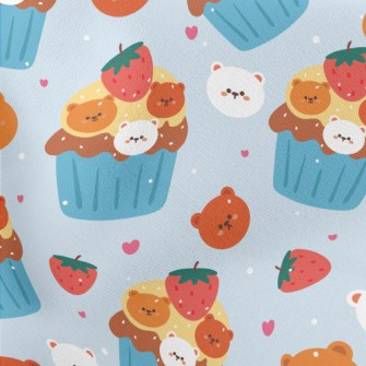Bear Shaped Strawberry Cake Stretch Ponte
