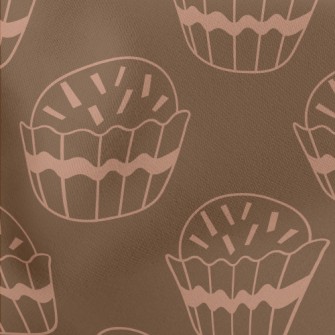 Simple Powdered Sugar Cup Cake Stretch Ponte